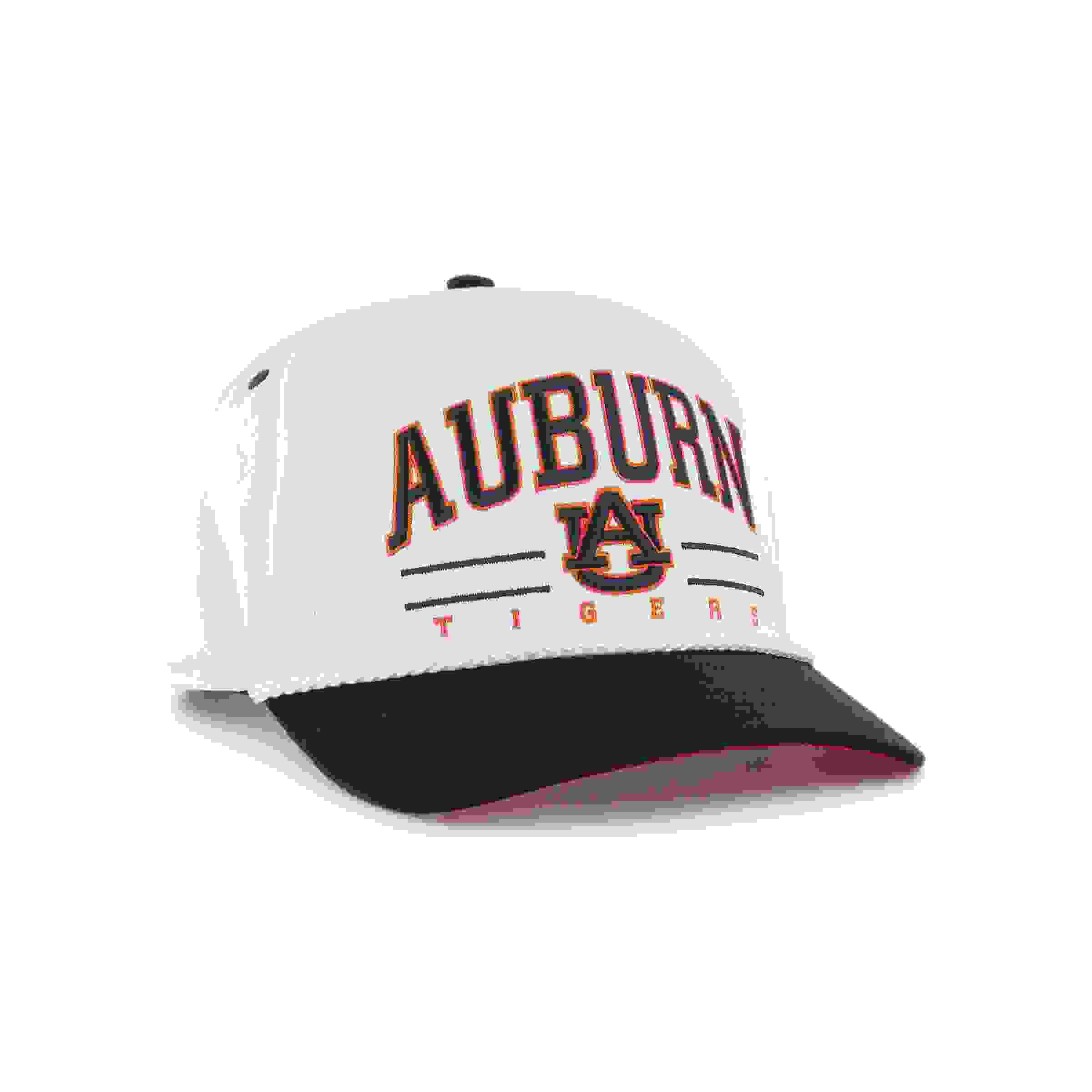 47 Auburn Tigers Roscoe Rope Hitch White Snapback Cap
